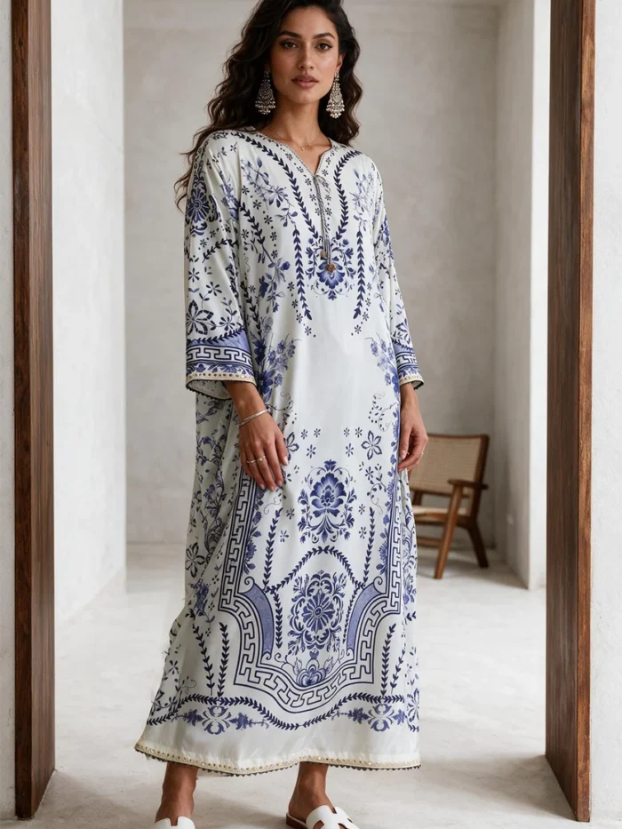 Printed Dress - 3075
